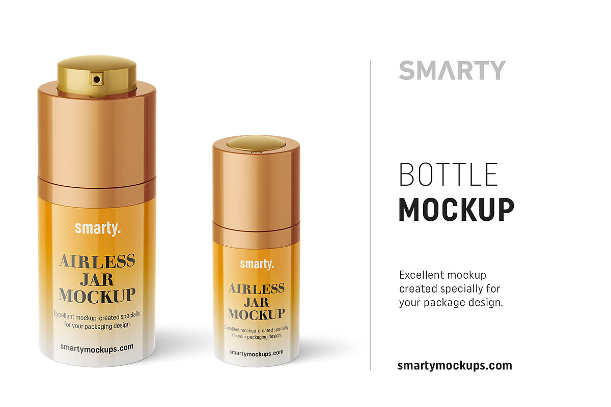 Airless bottle mockup in Product Mockups - product preview 8