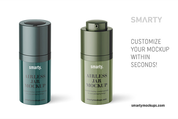 Airless bottle mockup in Product Mockups - product preview 2