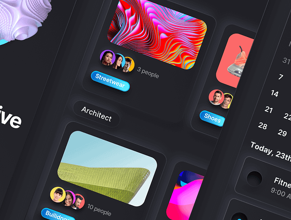 Magnetic UI Kit (Sketch & Figma) in UI Kits and Libraries - product preview 5