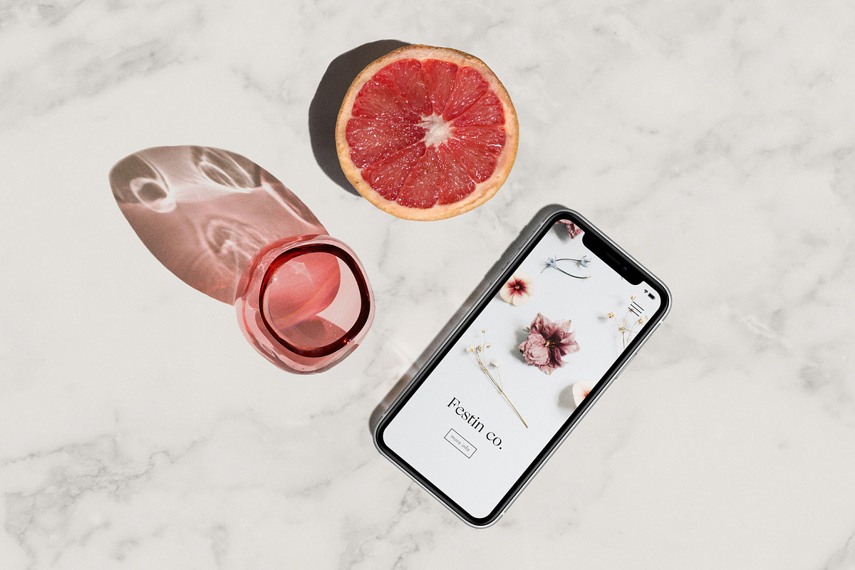 FESTIN iPhone XR Mockup in Mobile & Web Mockups - product preview 8