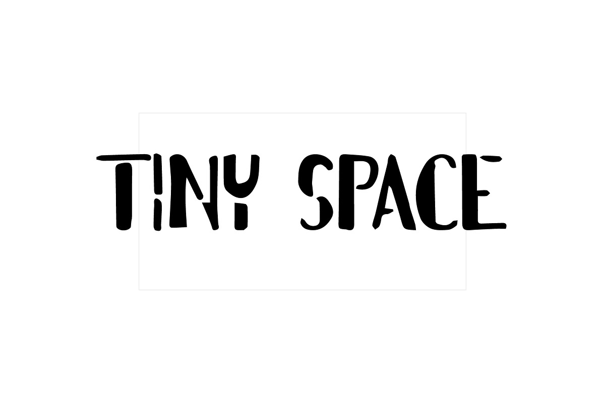 Tiny Space in Script Fonts - product preview 8