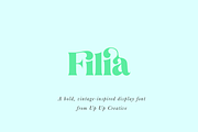 Filia Serif Display Font