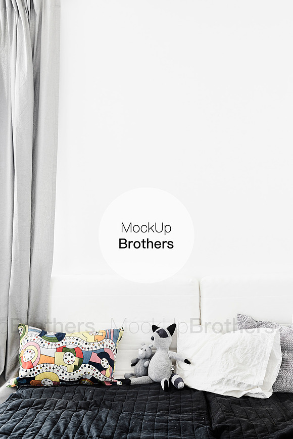 Nursery mockup Baby room mock up 39 in Print Mockups - product preview 1
