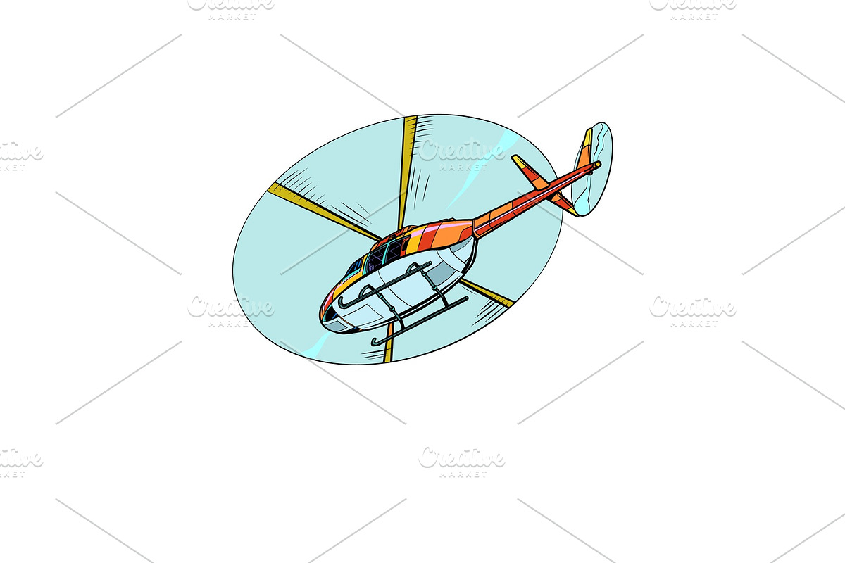 helicopter air transport in Illustrations - product preview 8