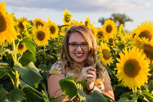 80 Sunflower Photo Overlays Backdrop in Objects - product preview 2