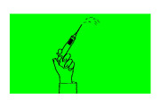 2d Animation Hand Holding Syringe