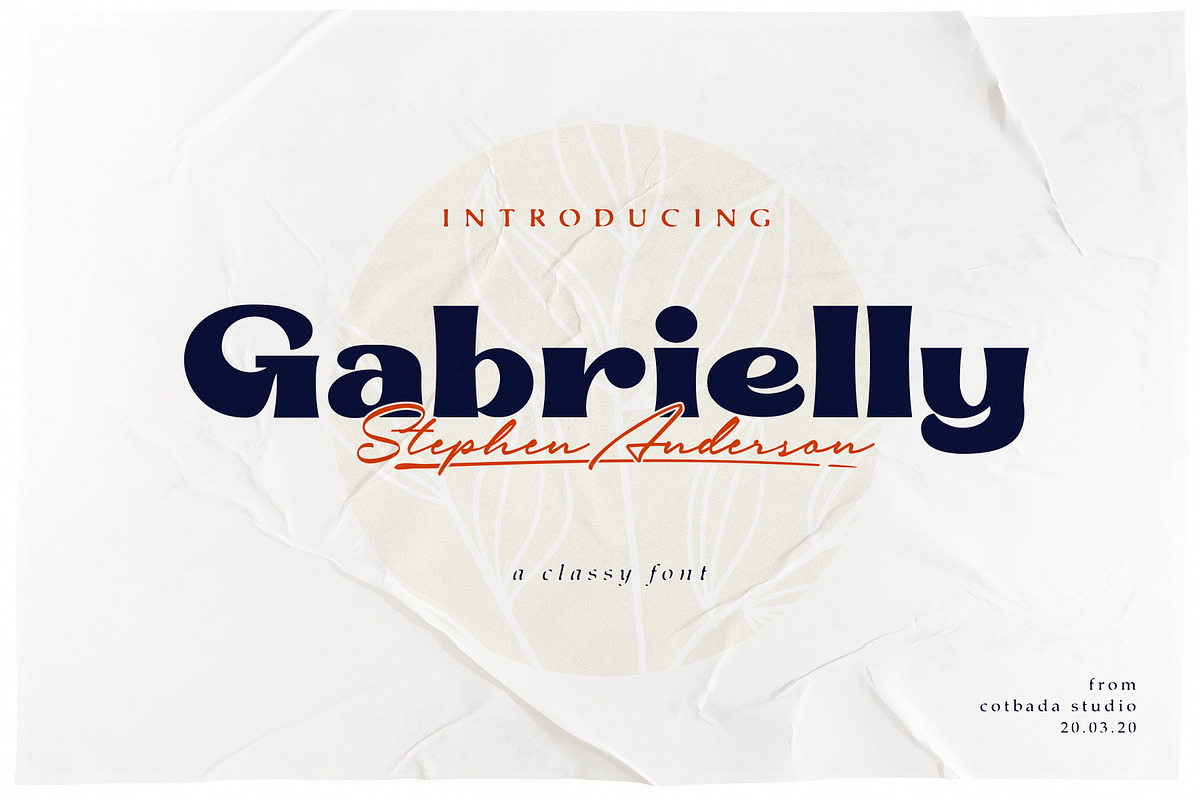 Gabrielly Display Font in Display Fonts - product preview 8