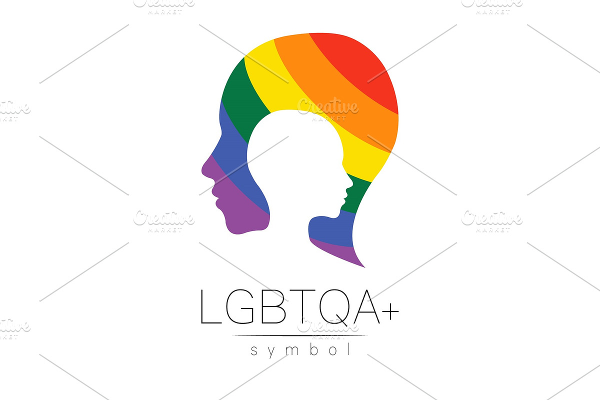 Vector LGBTQA symbol. Pride flag in Objects - product preview 8