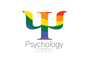 Vector psychology LGBTQA symbol