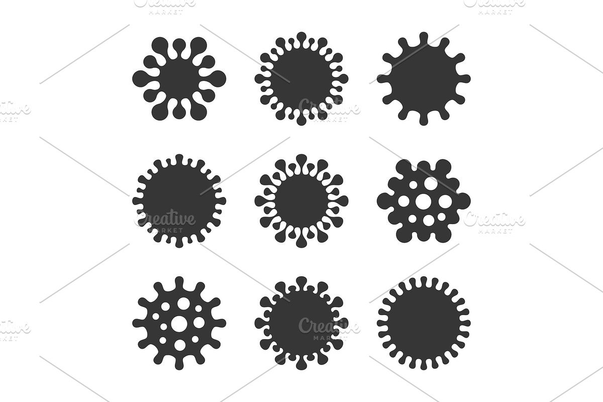 Coronavirus Icons Set. Virus Symbols in Objects - product preview 8