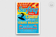 Surfing Contest Flyer Template