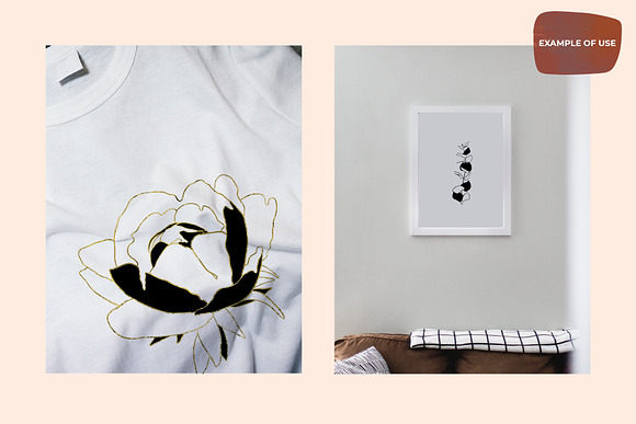 Terracotta & Gold Abstract Graphics in Objects - product preview 8