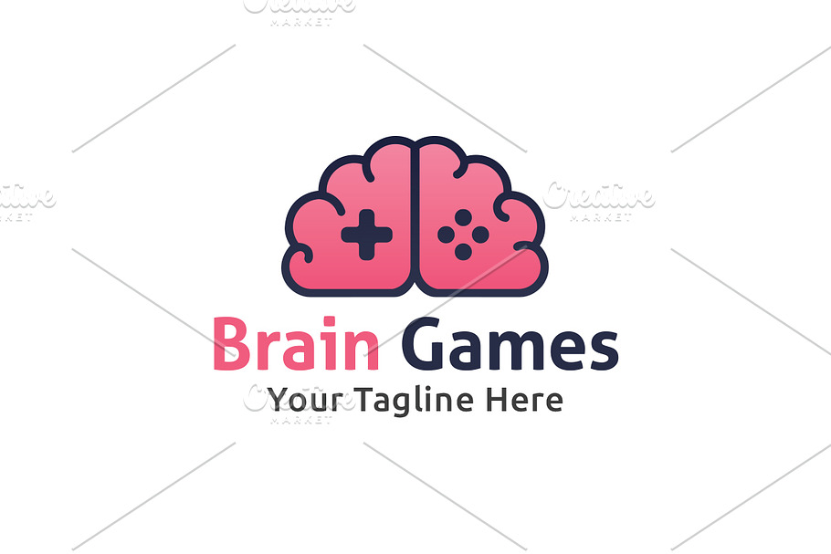 Brain Games in Logo Templates - product preview 8