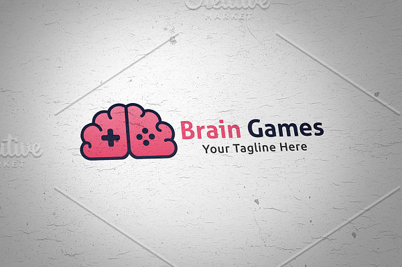 Brain Games in Logo Templates - product preview 2
