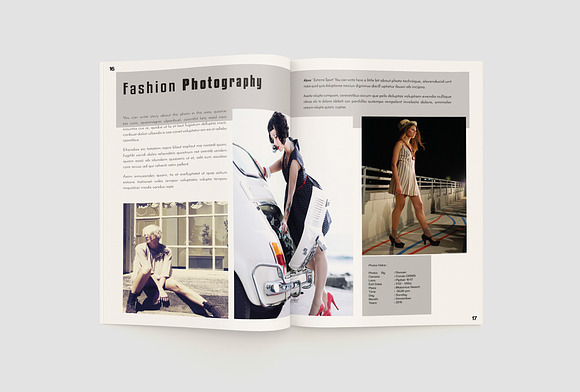 Photography Portfolio Magazine in Magazine Templates - product preview 9