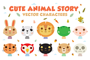 Cute Vector Character Set