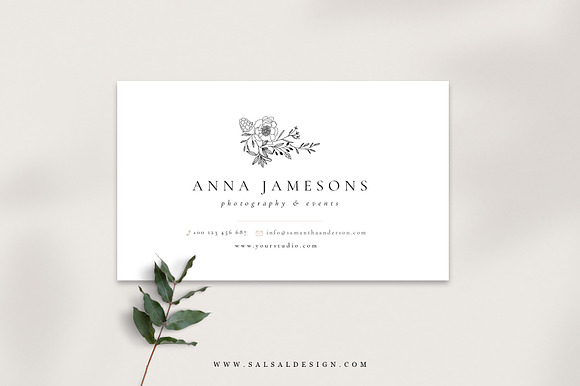Photography Business Card Bc011 in Business Card Templates - product preview 1
