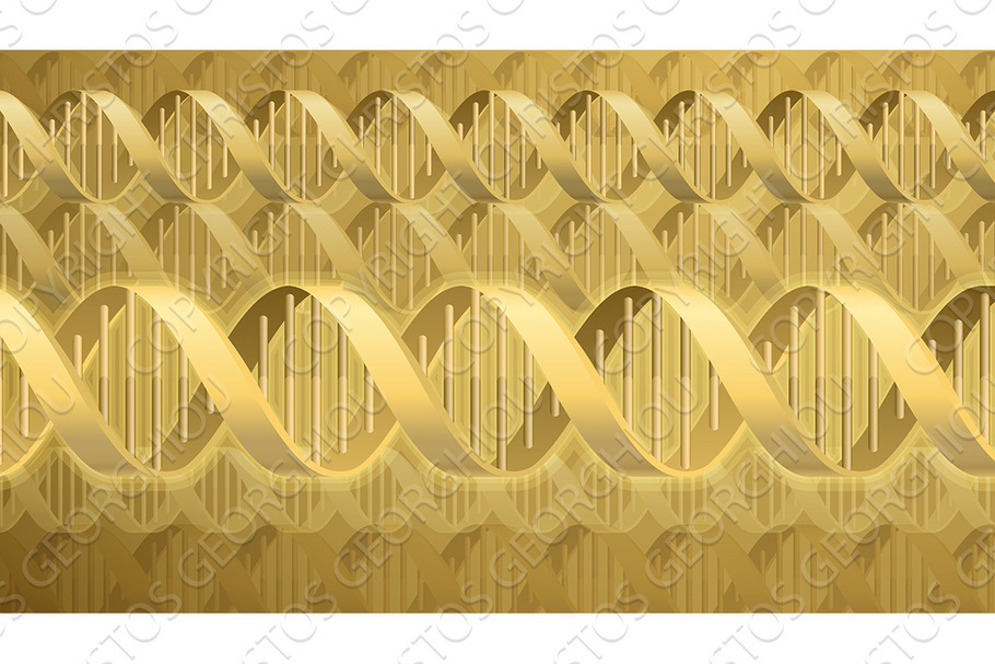 DNA Double Helix Molecule Background in Illustrations - product preview 8