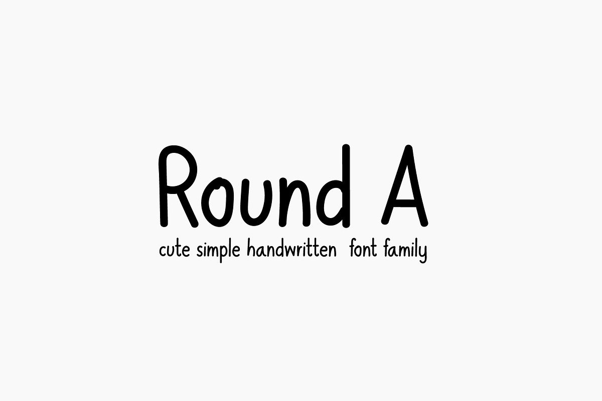 Round A in Script Fonts - product preview 8