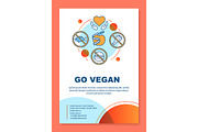 Healthy nutrition brochure template