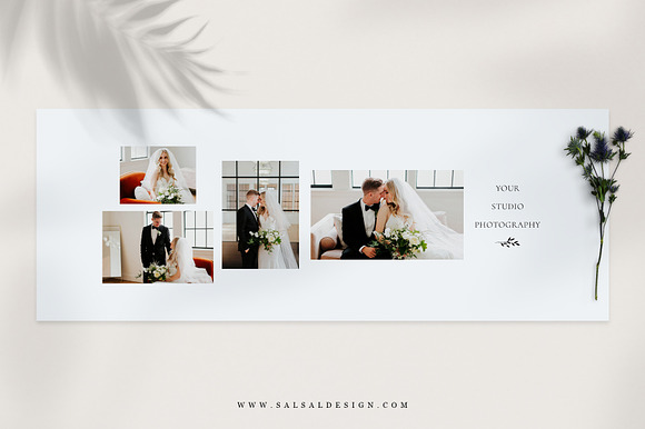 Wedding Facebook Cover FB038 in Facebook Templates - product preview 5