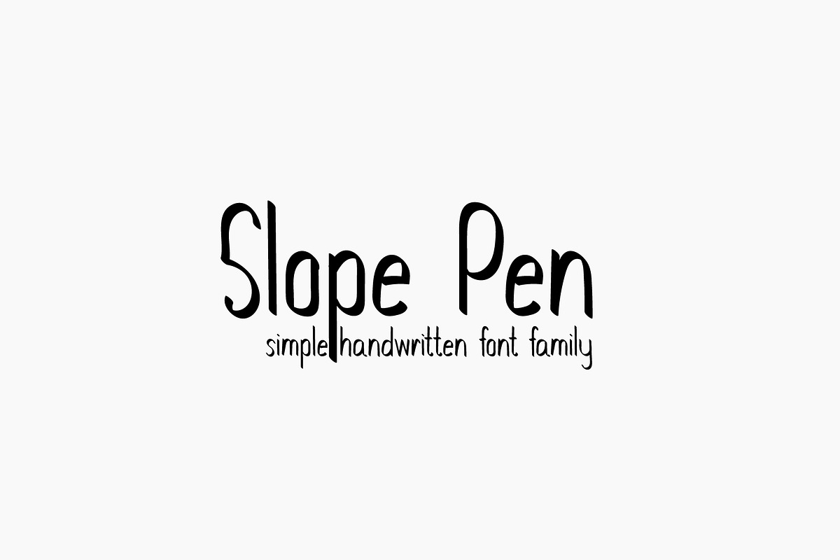 Slope Pen in Script Fonts - product preview 8