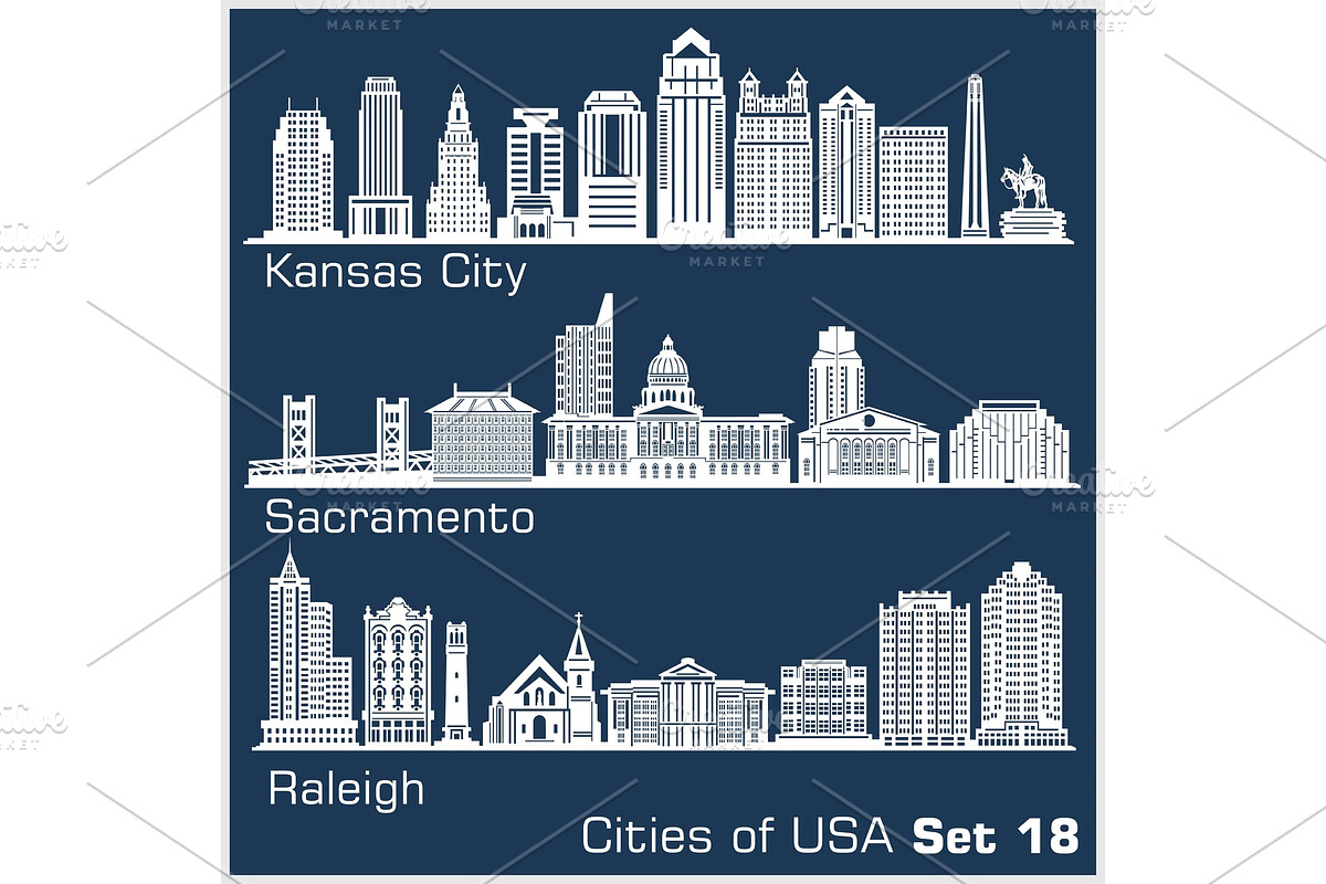 Cities of USA - Kansas City in Illustrations - product preview 8