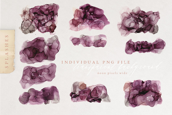 Aubergine Ink Collection in Textures - product preview 5