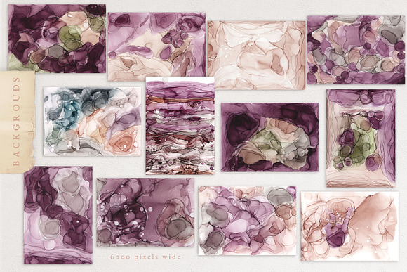 Aubergine Ink Collection in Textures - product preview 7