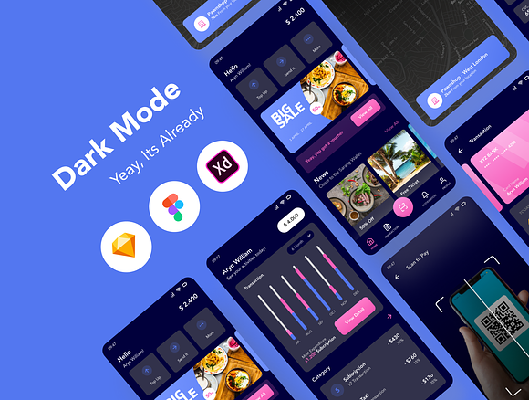 Sarang Wallet - E Wallet Mobile App in UI Kits and Libraries - product preview 2