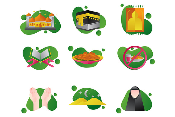 Islamic Ramadan Icons in Icons - product preview 1