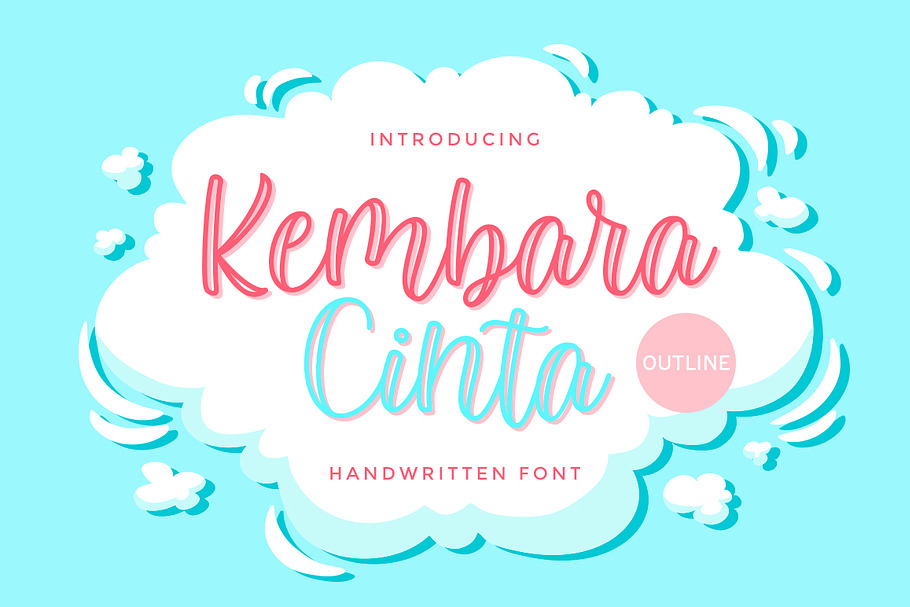 Kembara Cinta Outline in Fonts - product preview 8