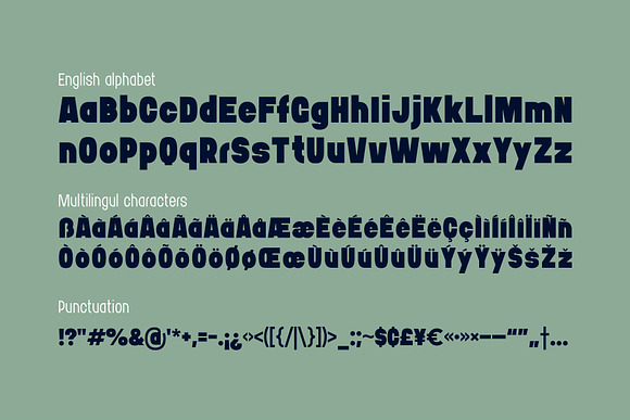 Bushman font set in Sans-Serif Fonts - product preview 6