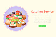 Catering service of restaurant food