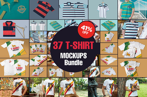 The Amazing T-Shirt Mockups Bundle in Product Mockups - product preview 3