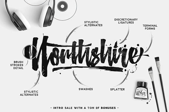 Northshire Script + Extras (Sale) in Christmas Fonts - product preview 8