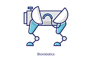 Biorobotics gray color icon