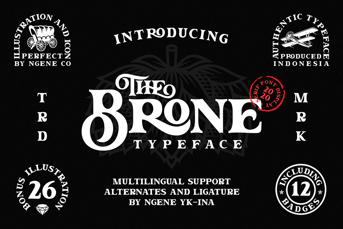 The Brone in Serif Fonts - product preview 8