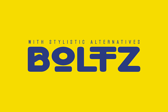 BOLTZ - Unique Display Typeface in Display Fonts - product preview 11