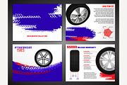 Vector automotive brochure template