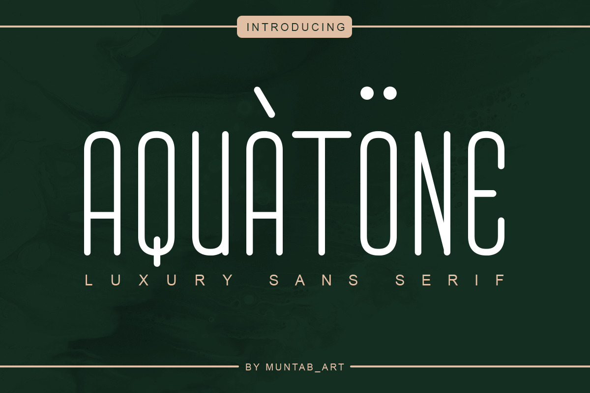 Aquatone | Luxury Sans in Sans-Serif Fonts - product preview 8