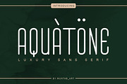 Aquatone | Luxury Sans