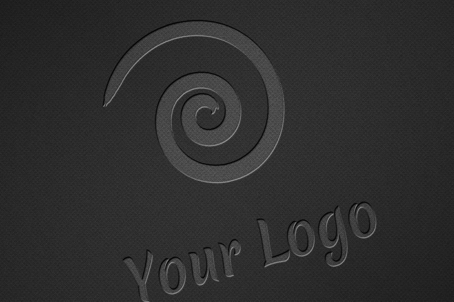 Logo Mock-ups - Dark Style in Branding Mockups - product preview 8