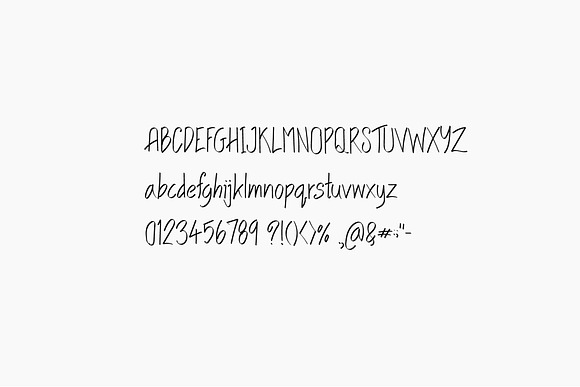 Small Cat in Script Fonts - product preview 4