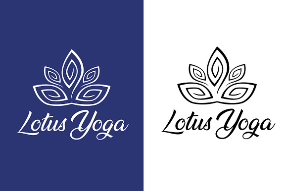 Lotus Yoga - Reiki Healing Logo 1 in Logo Templates - product preview 2