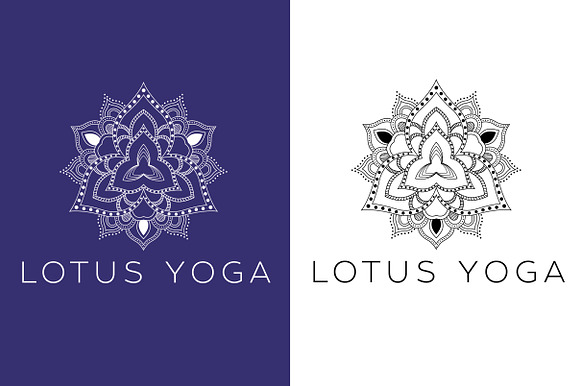 Lotus Yoga - Reiki Healing Logo 2 in Logo Templates - product preview 2