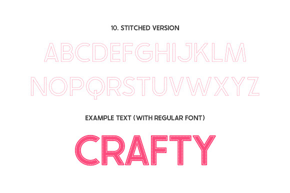 The Crafty Collection (24 Fonts) in Display Fonts - product preview 11