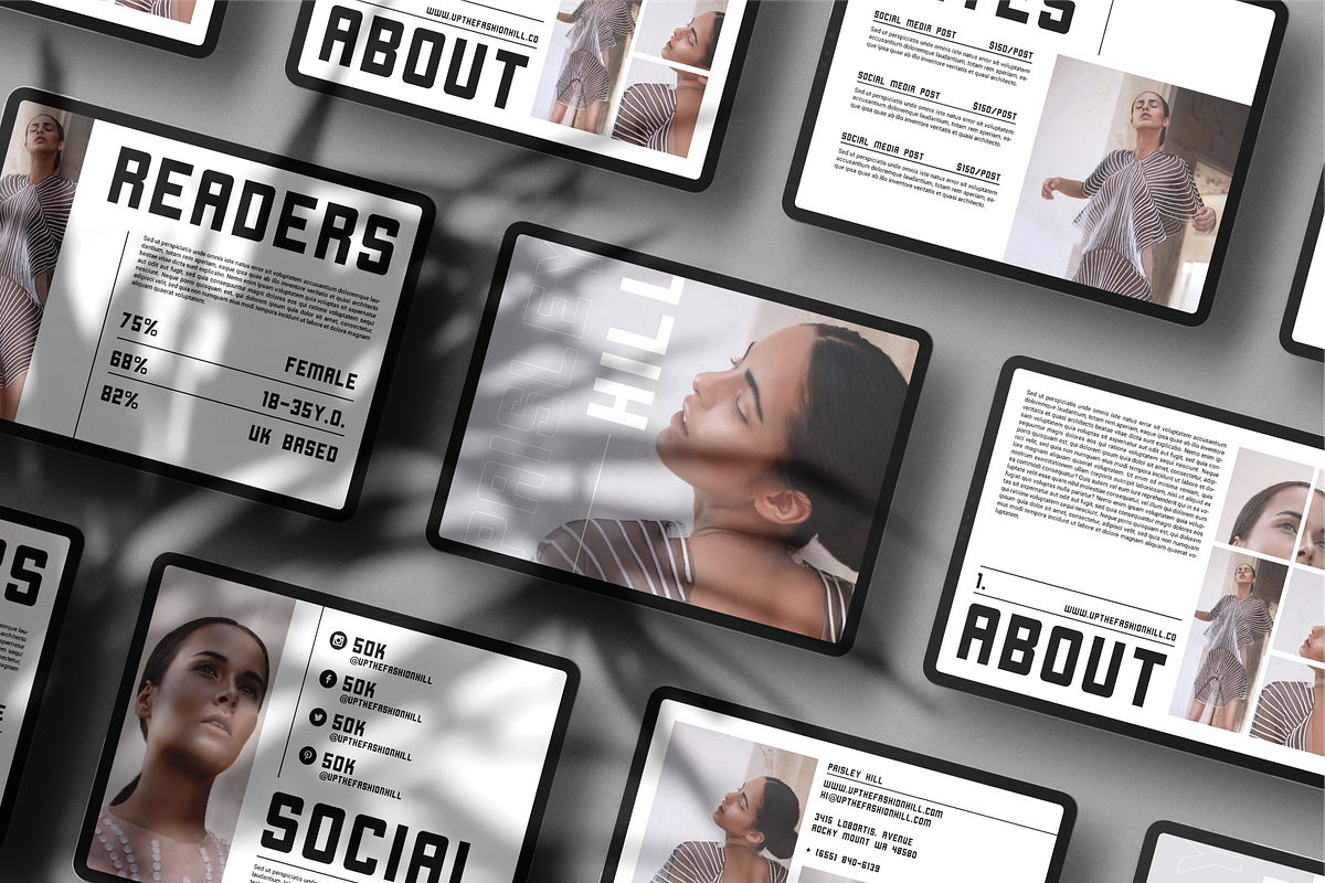 Limestone Blogger Kit Template in Resume Templates - product preview 8