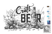 Craft beer creative advertisement