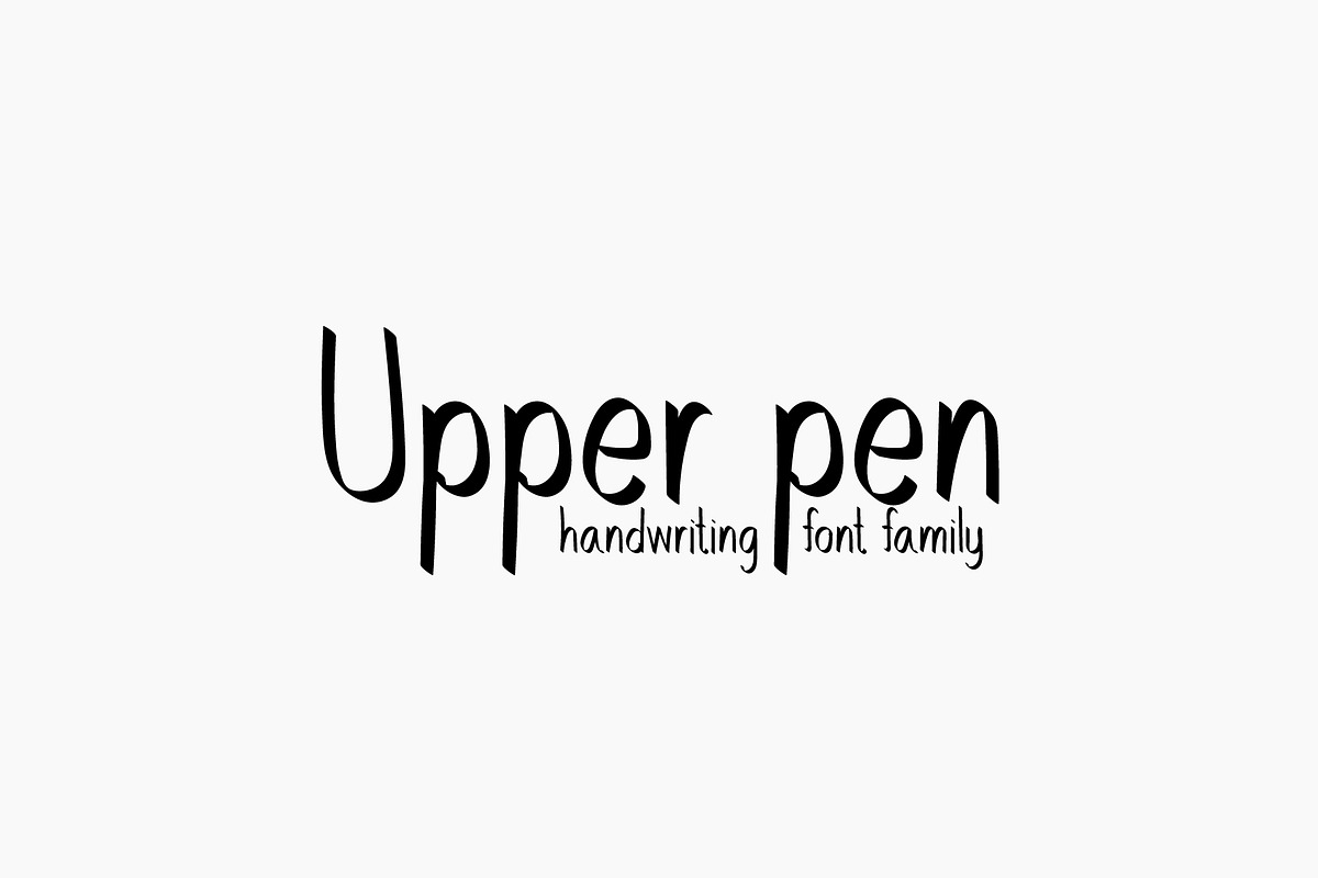Upper Pen in Script Fonts - product preview 8